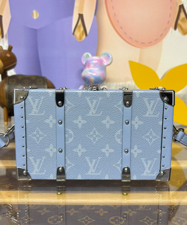 Louis Vuitton Wallet Trunk Taigarama M13562 Blue